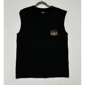 Harley Davidson MuscleVintage Men's Medium Holoubek Made in USA Durango XL EUC